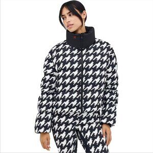 NWT Perfect Moment Black and White Houndstooth Puffer Jacket